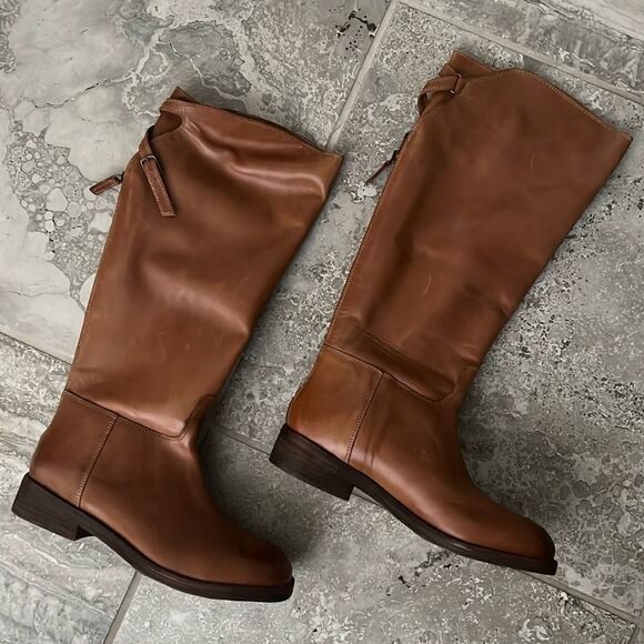 Free People Everly Equestrian Boots, Excellent, Size EU 38.5 - Picture 2 of 11